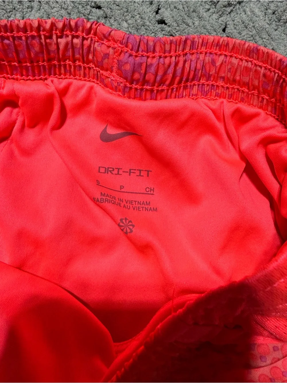 Nike girls Pink Dri-FIT Running Shorts small